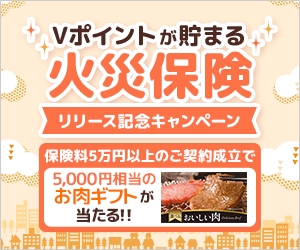 Vポイントが貯まる火災保険